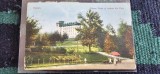 Carte postala Baile Govora Palace Hotel si vedere din Parc