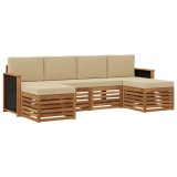 vidaXL Seturi de canapele Lemn Solid de Acacia 3384674