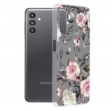 Techsuit - Marble Series - Samsung Galaxy A13 5G,gri cu flori