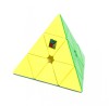 Cub Magic Moyu Pyraminx M Magnetic Stickerless, Joc de Logica, Multicolor, ABS, 3x3x3, Cadou Incepatori si Profesionisti +6 Ani