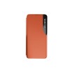 Husa Flip din Piele compatibila cu Samsung Galaxy A52 S-View, Smart Stand, Orange, ALC MOBILE