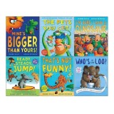Cumpara ieftin Jeanne Willis and Thomas Taylor 6 Books Collection Set (Mine's Bigger than Yours, The Pets You Get, I'm Sure I Saw a Dinosaur, Ready Steady Jump, That