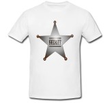 Cumpara ieftin Tricou &quot; Cowboy sheriff badge &quot;