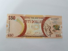 Guyana 50 Dollars 2016 Noua foto