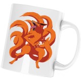 Cana alba personalizata &quot; Naruto Nine Tailed Vulpe Dragon Anime&quot;, INOVATIX&reg;. 330ml, Oem