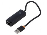 Adaptor USB-Fast Ethernet neagră