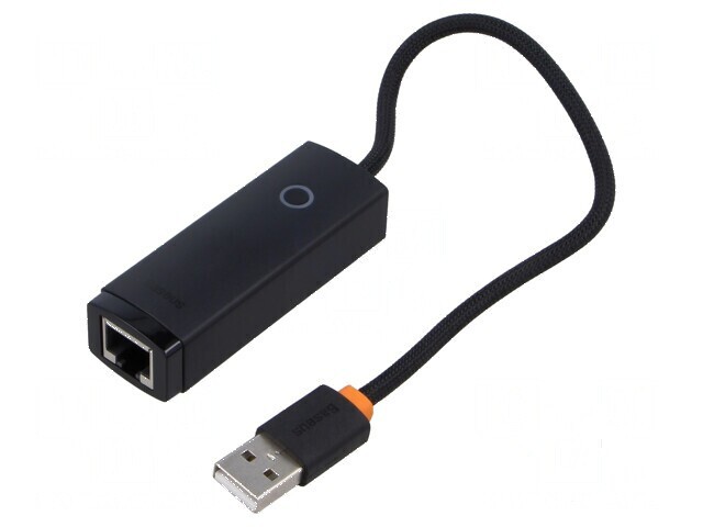 Adaptor USB-Fast Ethernet neagră