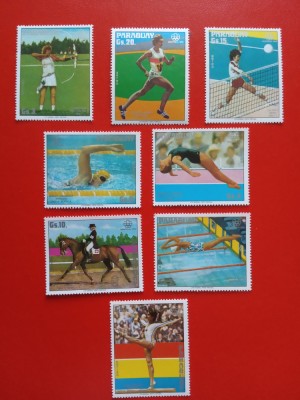PARAGUAY, SPORT MONTREAL - SERIE COMPLETĂ MNH foto