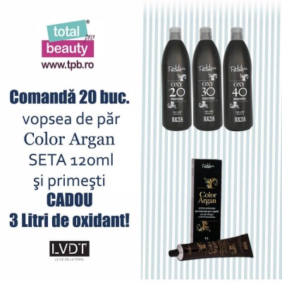 Oferta Vopsea SETA 20 buc cadou 3 Litri de oxidant foto