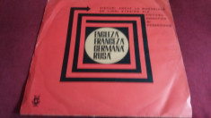 DISC VINIL DISC PENTRU MANUALUL DE LIMBA FRANCEZA CLASA A VI A EXE 0484 foto