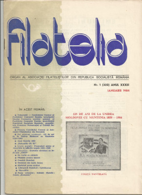 Romania, revista Filatelia nr. 1/1984 (332) foto