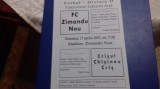 Program FC Zimandu Nou - Crisul Chis. Cris