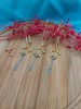 Set Colier, Cercei Din Argint Auriu Stea SET06N, Argintboutique