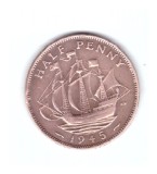 Moneda Marea Britanie 1/2 penny 1945, stare buna, curata