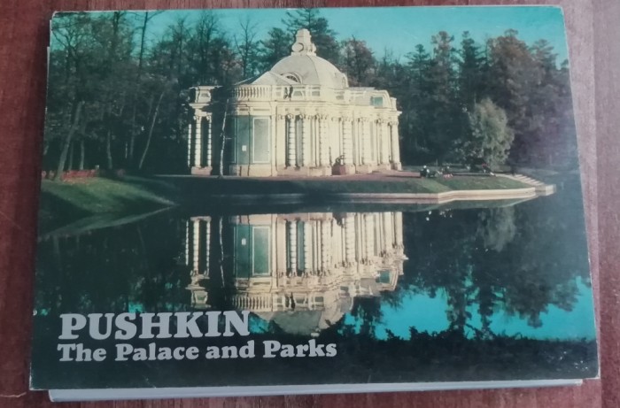 CC5 35 - Pliant/Set ilustrate/Carti postale - Paecul Pushkin - fosta URSS