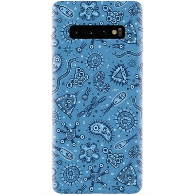 Husa silicon personalizata pentru Samsung Galaxy S10, Bacteria foto