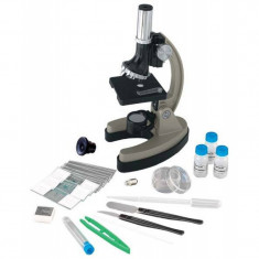 Set microscop Micro Pro, functie de stabilizare, luminare incorporate, marire 600x