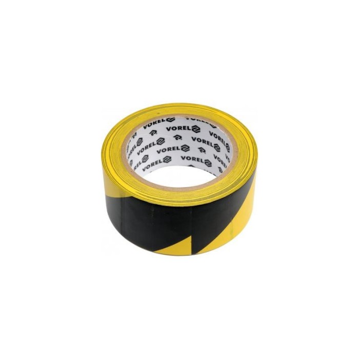 VOREL Banda adeziva de avertizare 48 mm x 33 m