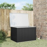 Lada Depozitare Gradina Antracit vidaXL 149x99x93cm Otel Galvanizat Cutie Spatioasa Exterior Interior Perne Scule