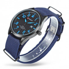 Ceas barbati casual, sport Curren - M8268NBLUE foto