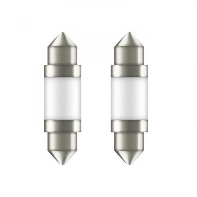 Pachet 2 becuri auxiliare LED C5W 36 MM Osram blister 6000K white foto