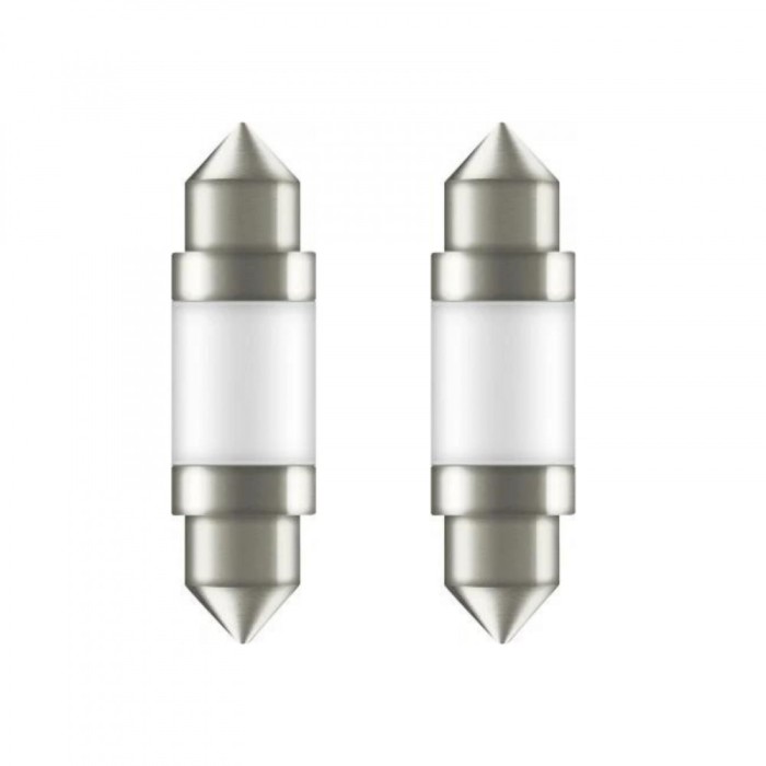 Pachet 2 becuri auxiliare LED C5W 36 MM Osram blister 6000K white