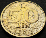 Moneda 50 BIN LIRA - TURCIA, anul 1999 * cod 274