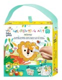 Cumpara ieftin Set portabil de pictura cu gel Haku Yoka - Animale