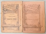 CULEGERE DE PROVERBE SAU POVESTEA VORBII de ANTON PANN , VOLUMELE I - II , EDITIE INTERBELICA