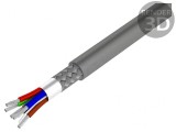 Cablu RS232 litat Cu PVC crom 30m