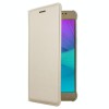 Husa Book Cellara Attitude Samsung Galaxy J5 2017, Piele Eco, Protectie Completa, Interior Silicon, Inchidere Magnetica, Premium, Auriu