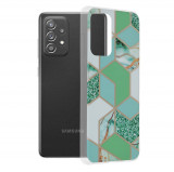 Techsuit - Marble Series - Samsung Galaxy A52 verde