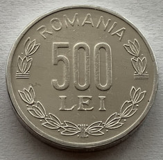 500 Lei 1999 Al, Romania a UNC, Luciu batere foto