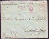 1931 Romania, Plic francatura mecanica publicitara ALBINA Sibiu, vigneta sigiliu