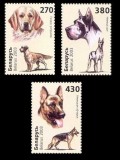 BELARUS 2003 FAUNA ANIMALE DOMESTICE CAINI, Nestampilat