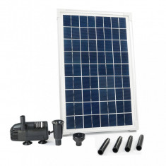 Ubbink Set SolarMax 600 cu panou solar si pompa, 1351181 foto