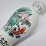 Vaza chinezeasca din portelan veche, vintage
