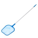 Mincig Piscina cu Maner 5 Parti 122cm, Plasa Curatare Frunze si Impuritati, Material Plastic