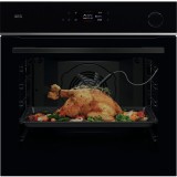Cuptor incorporabil AEG TR7PB63ZSB, Electric, SteamCrisp-gatire cu abur, Conectivitate WI-FI, Autocuratare pirolitica, Control touch, 167 programe pre