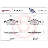 Placute frana Mini Mini (R50 R53) 06.01-09.06, Mini Cabriolet (R52) 04.04-07.08, Fata, BREMBO