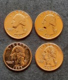 Lot 4 x 1 Quarter USA, anii 1993 - 1996, A 3394, America de Nord