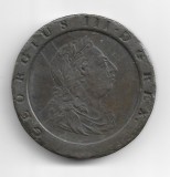 Marea Britanie - George III - Copper Cartwheel TWOPENCE 1797