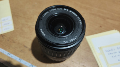 Objectiv Foto Canon Zoom Lens EFS 18-55mm 1-5.5-5.6 58mm #A3423 foto