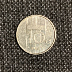 Moneda 10 cenți 1986 Olanda