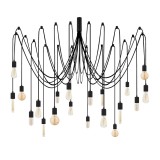 Lustra Candelabrix, Negru, 246x246x102 cm
