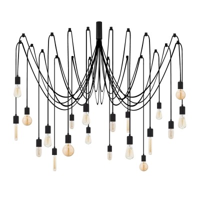 Lustra Candelabrix, Negru foto