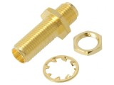 Adaptor SMA Mamă 50&Omega; 18GHz PTFE