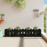 VidaXL Pat &icirc;nălțat grădină design gard 150x30x30 cm lemn de pin tratat