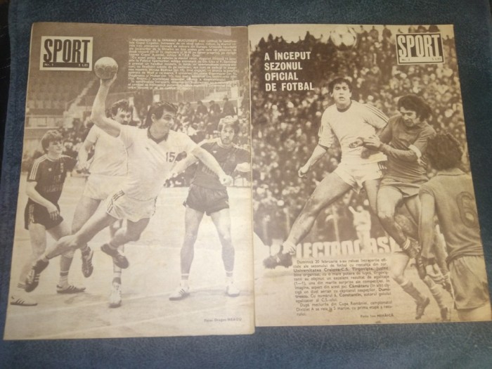 12 REVISTE SPORT 1983 AN COMPLET