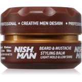 Nish Man Beard &amp; Mustache ceară pentru barbă 100 ml